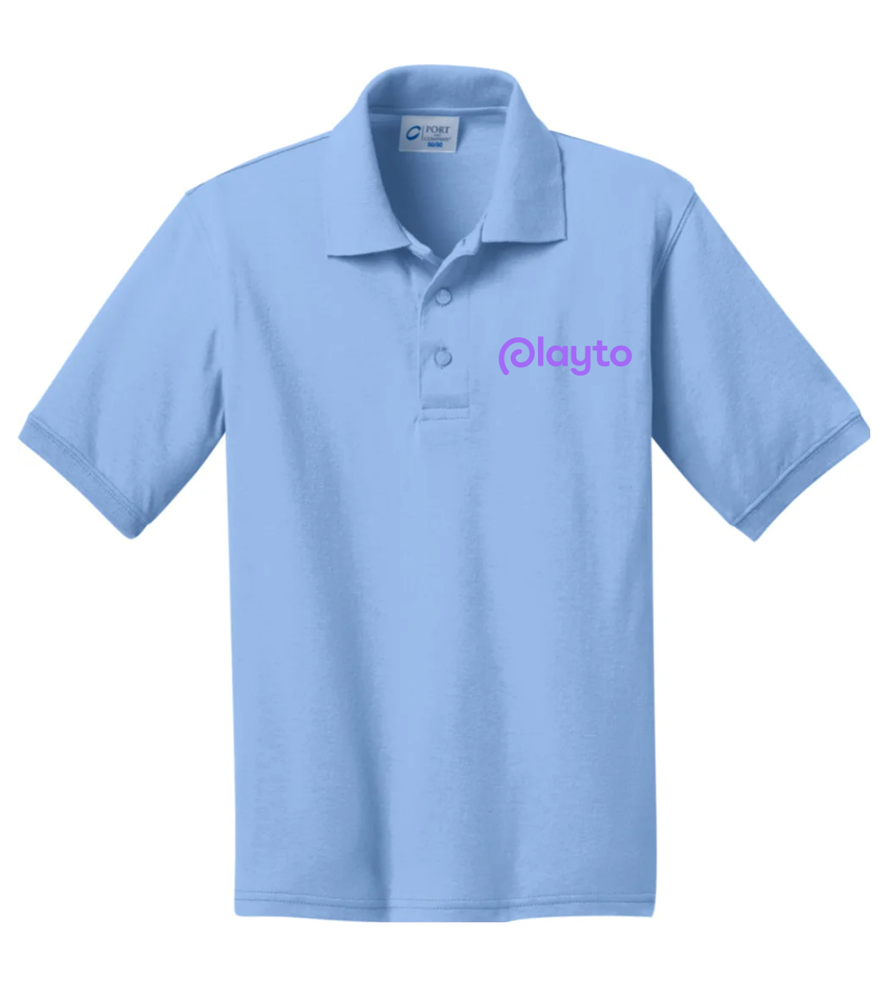 Port & Company Youth Core Blend Jersey Knit Polo